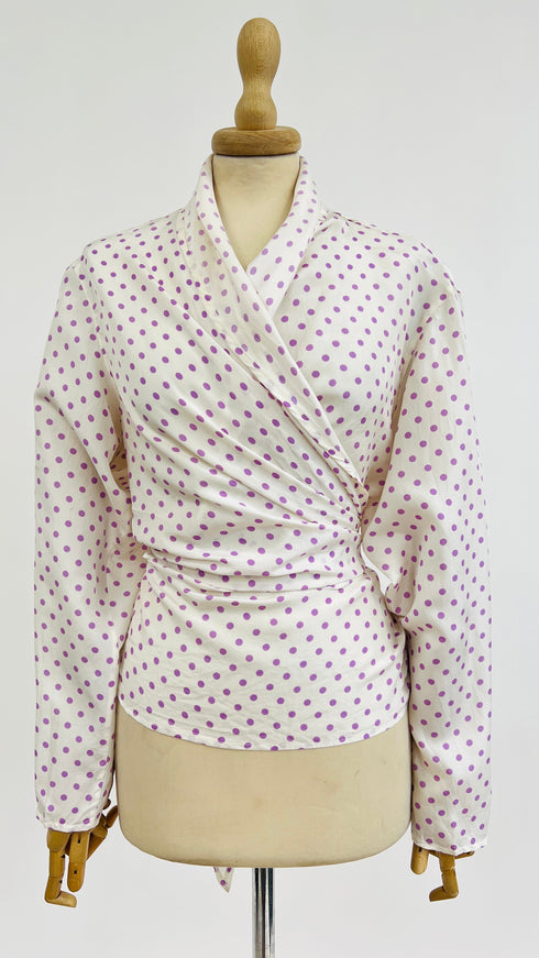 Camicia a pois