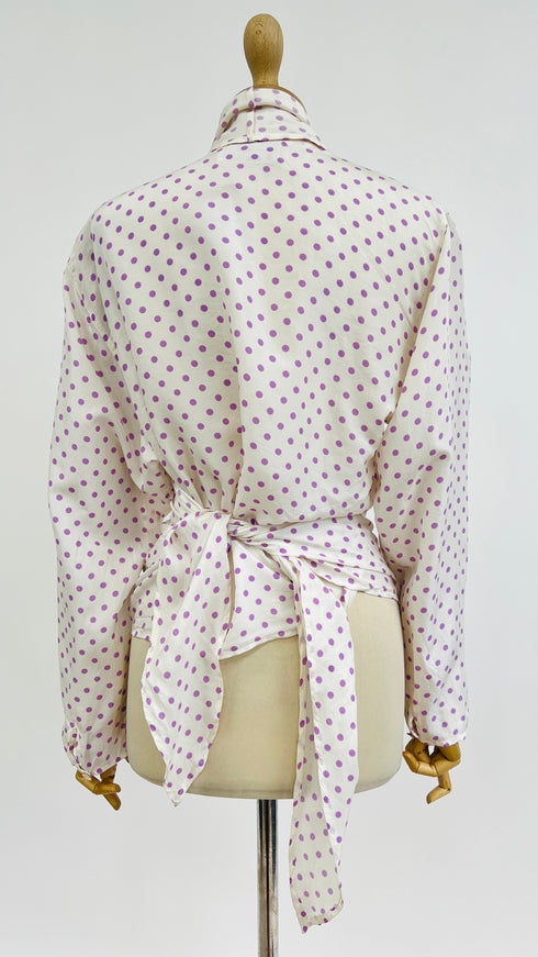 Camicia a pois