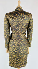Abito midi animalier con cintura Unsigned