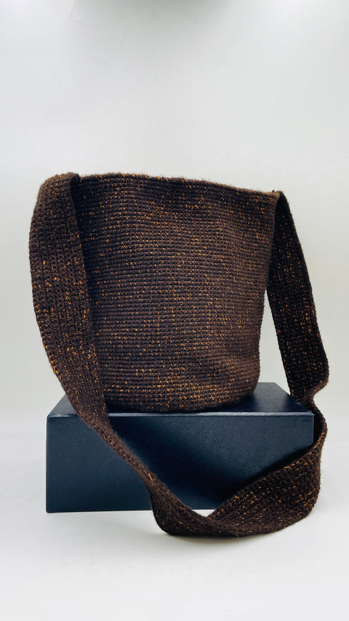 Borsa in maglia lurex