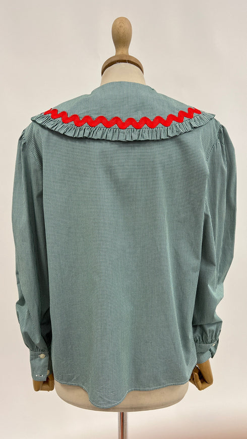 Camicia vichy maxi collo