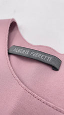 Abito midi con volant in jersey ALBERTA FERRETTI