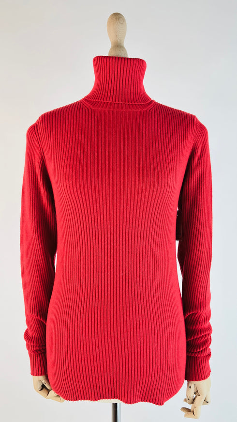 Dolcevita rosso in cashmere
