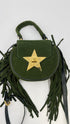 Borsa suede con frange