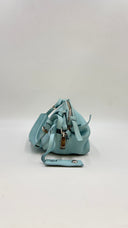 Borsa a bauletto azzurro polvere GIORGIO ARMANI