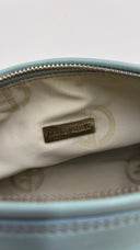 Borsa a bauletto azzurro polvere GIORGIO ARMANI