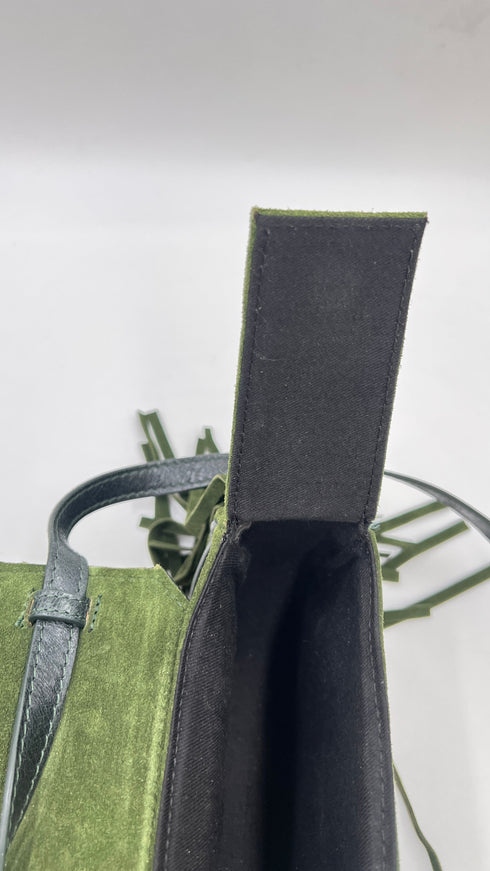 Borsa suede con frange