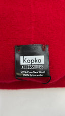 Cappello rosso con dettaglio giallo KOpka