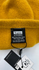 Cappello giallo 100% lana KOpka