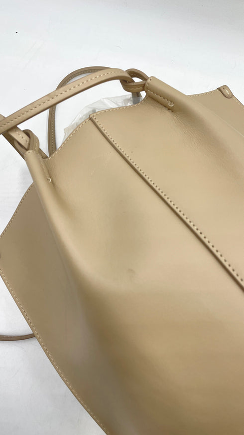 Borsa a secchiello in pelle