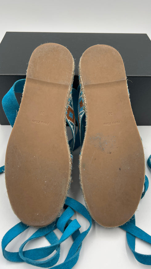 Espadrillas jacquard N.38