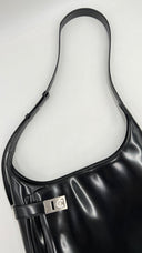 Borsa "arch" nero lucido FERRAGAMO