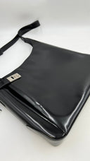 Borsa "arch" nero lucido FERRAGAMO