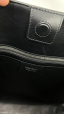 Borsa "arch" nero lucido FERRAGAMO
