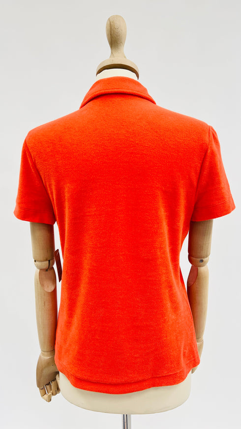 Polo in spugna arancione