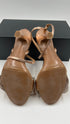 Sandalo in pelle bronzo N.40