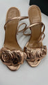 Sandalo in pelle bronzo N.40