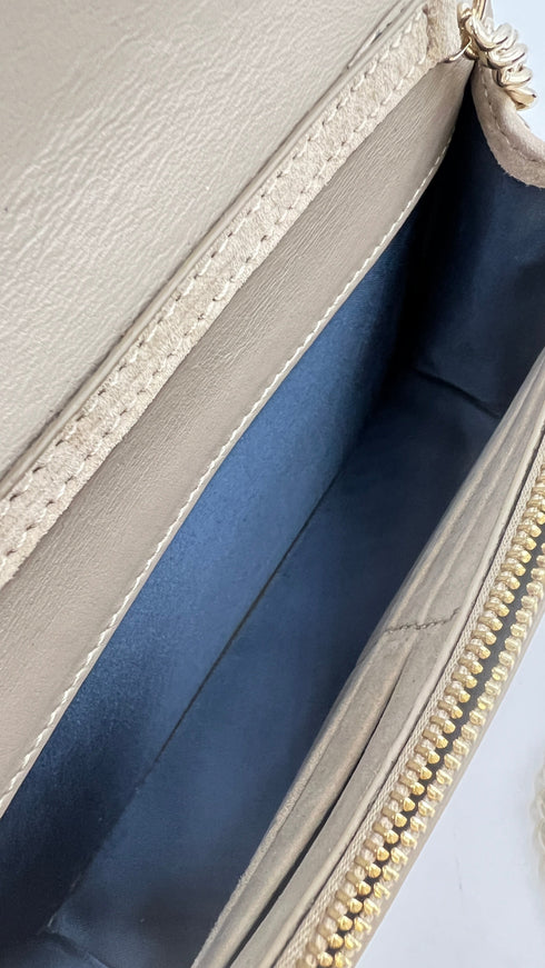 Borsa a spalla con strass
