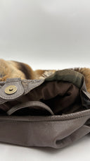 Borsa in pelle con pelo sintetico GIANfrANCO FERRE jeans