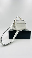 Borsa con tracolla bianca Valextra