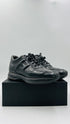 Sneakers in pelle nera