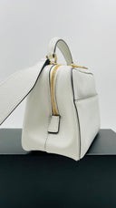 Borsa con tracolla bianca Valextra