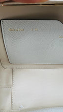 Borsa con tracolla bianca Valextra