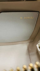 Borsa con tracolla bianca Valextra
