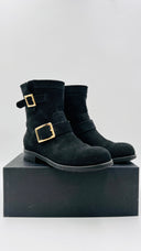 Stivaletti suede doppia fibbia Jimmy Choo