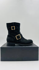 Stivaletti suede doppia fibbia Jimmy Choo