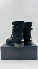 Stivaletti suede doppia fibbia Jimmy Choo