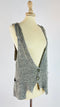 Gilet in maglia scollato
