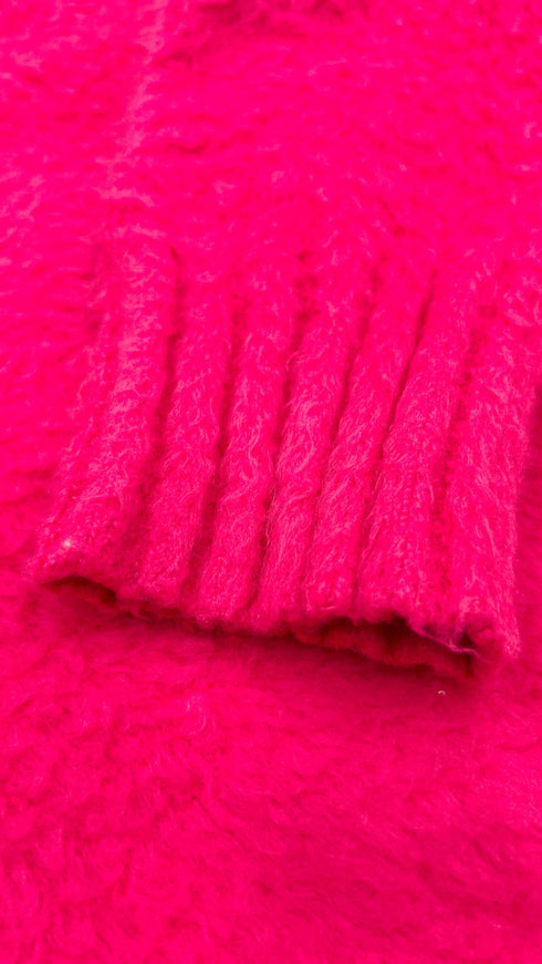 Maglione oversize effetto mohair