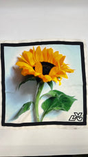 Bandana con girasole Louis Vuitton