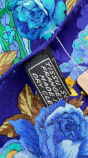 Sciarpa floreale verde/blu KENZO