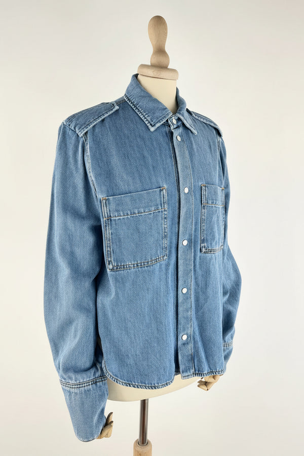 Camicia in denim boxy