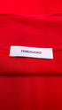 Top satin rosso