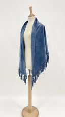Stola in suede azzurra Unsigned