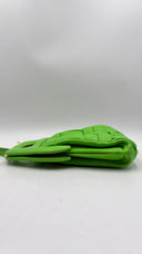 Borsa intrecciata verde mela THEMOIRè