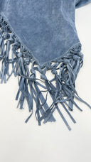 Stola in suede azzurra Unsigned