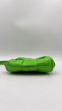 Borsa intrecciata verde mela THEMOIRè