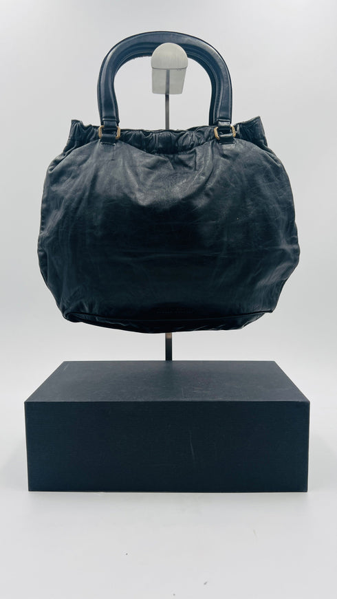 Borsa a mano in pelle