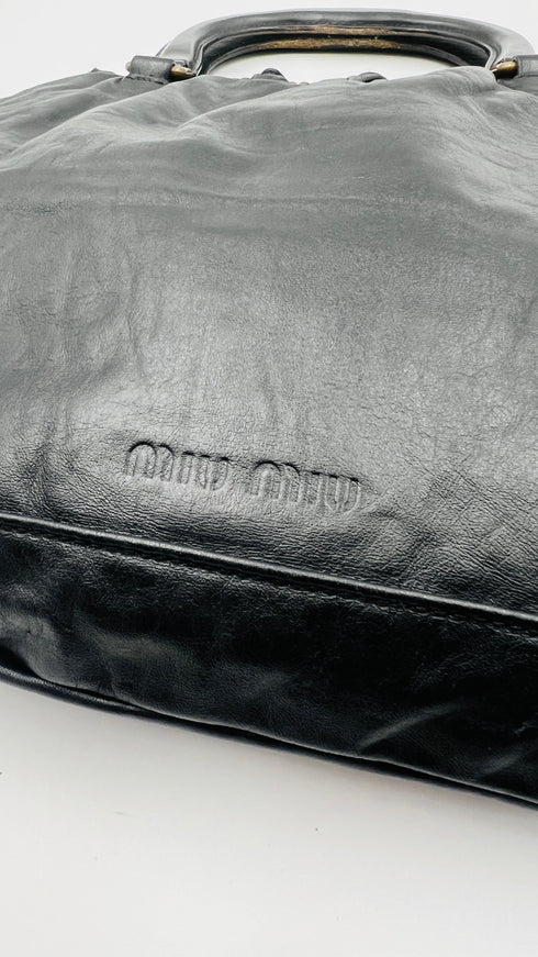 Borsa a mano in pelle