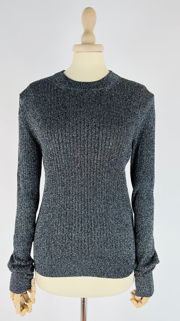 Maglia girocollo lurex