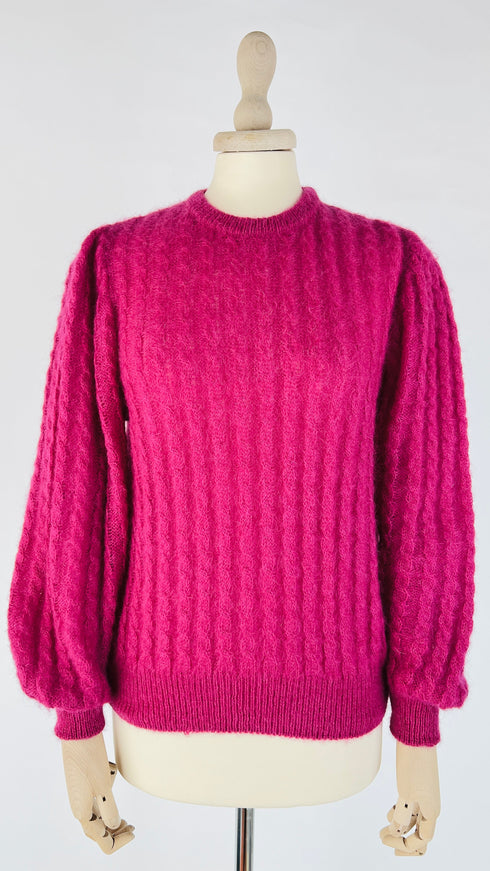 Maglione a trecce
