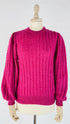 Maglione a trecce