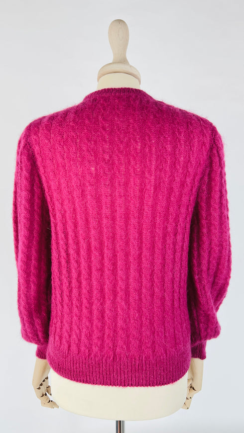 Maglione a trecce