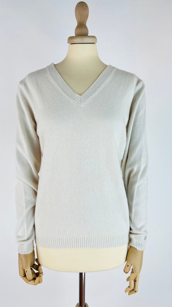 Maglia a V in cachemire
