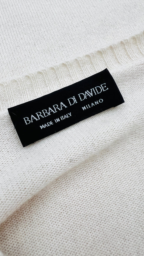 Maglia a V in cachemire