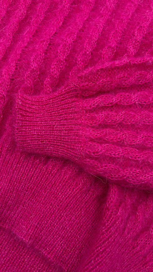 Maglione a trecce